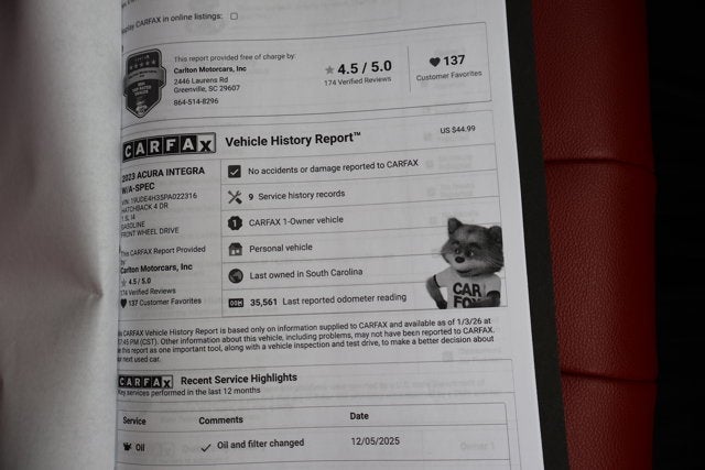 2023 Acura Integra w/A-Spec Package
