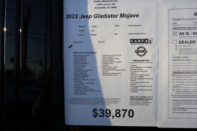 2023 Jeep Gladiator Mojave