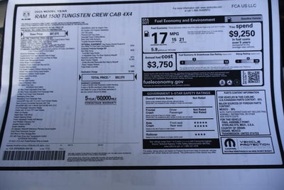 2025 RAM 1500 Tungsten 4X4