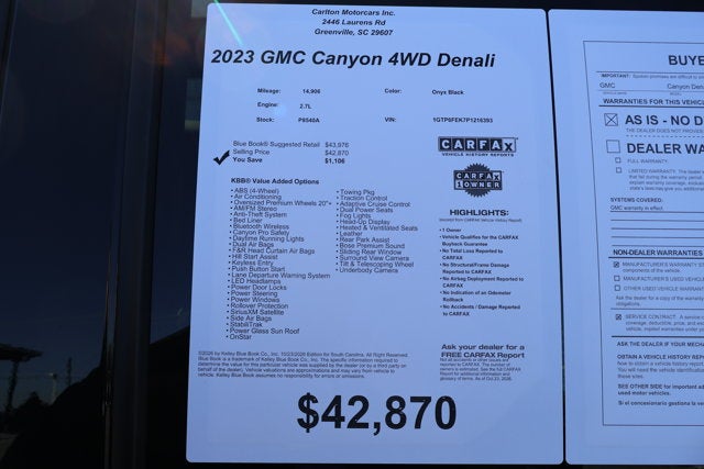 2023 GMC Canyon 4WD Denali