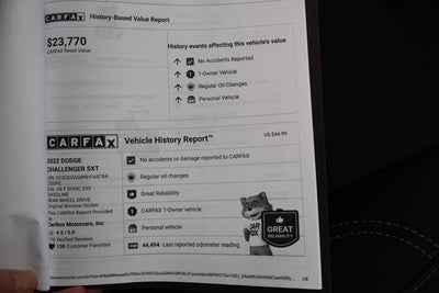 2022 Dodge Challenger SXT