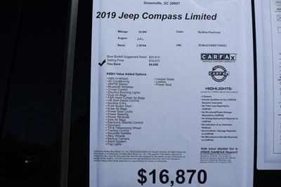 2019 Jeep Compass Limited