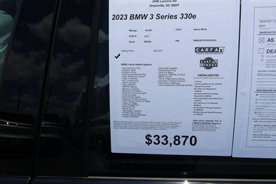 2023 BMW 3 Series 330e