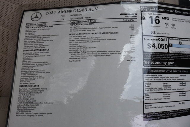 2024 Mercedes-Benz GLS AMG® GLS 63W4