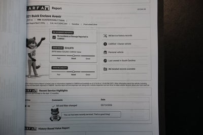 2021 Buick Enclave Avenir