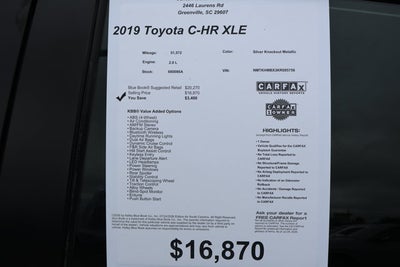 2019 Toyota C-HR XLE