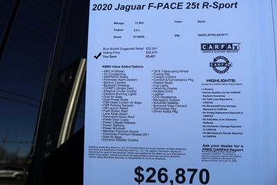 2020 Jaguar F-PACE 25t R-Sport