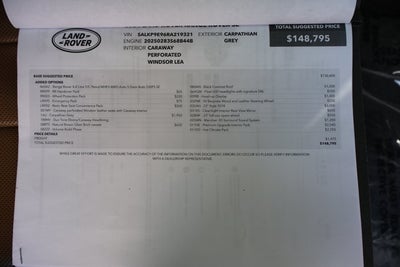 2024 Land Rover Range Rover SE