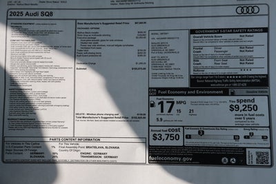 2025 Audi SQ8 Premium Plus