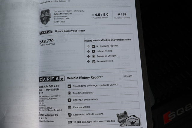 2025 Audi SQ8 Premium Plus