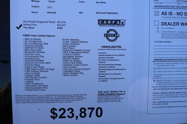 2022 Audi Q5 S line Prestige