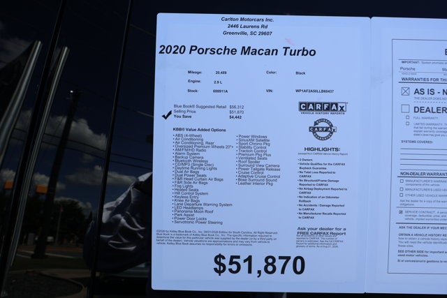 2020 Porsche Macan Turbo