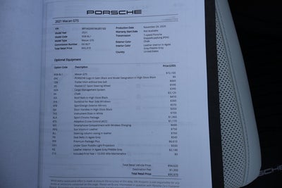 2021 Porsche Macan GTS