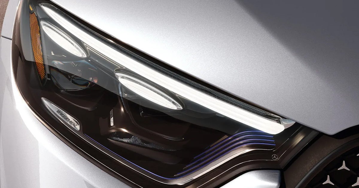 2026 Mercedes-Benz GLC AI Mode Conversation: make a short alt txt You sent: 1 tab and said: make a short alt txt GLC SUV - OneDrive advancelocal-my.sharepoint.com make a short alt txt Close-up of a dark sleek headlight